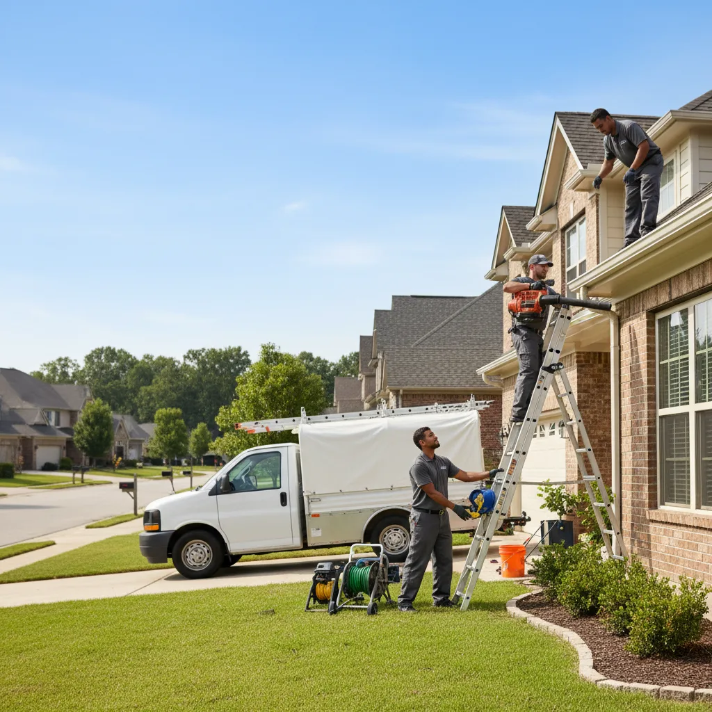 Home Gutter Service in Van Alstyne, TX near me